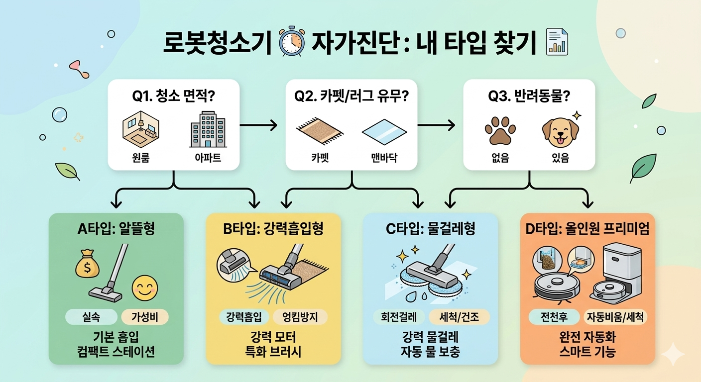 로봇청소기 60초 자가진단