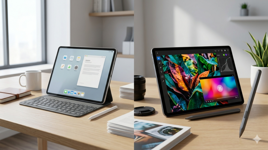 iPad Air M4 vs Galaxy Tab S11 | Balanced Apple tablet or flagship Android display-first pick